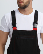 Костюм Нейч-2 СОП с капюшоном К. (тк.Смесовая,210) п/к, черный/красный