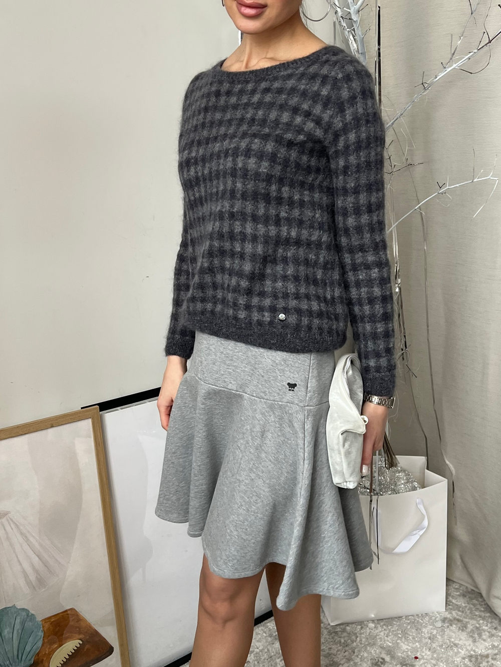 Хлопковая юбка Weekend Max Mara, М