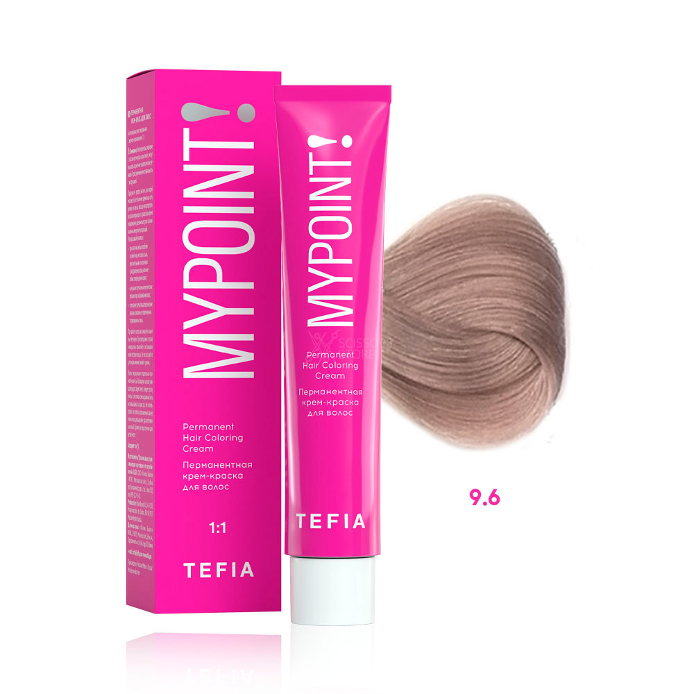 TEFIA Перманентная крем-краска для волос MYPOINT 60мл