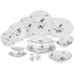 СТОЛОВЫЙ СЕРВИЗ НА 6 ПЕРСОН 26 ПР. "ГУСИ" (КОР=1НАБОР.)