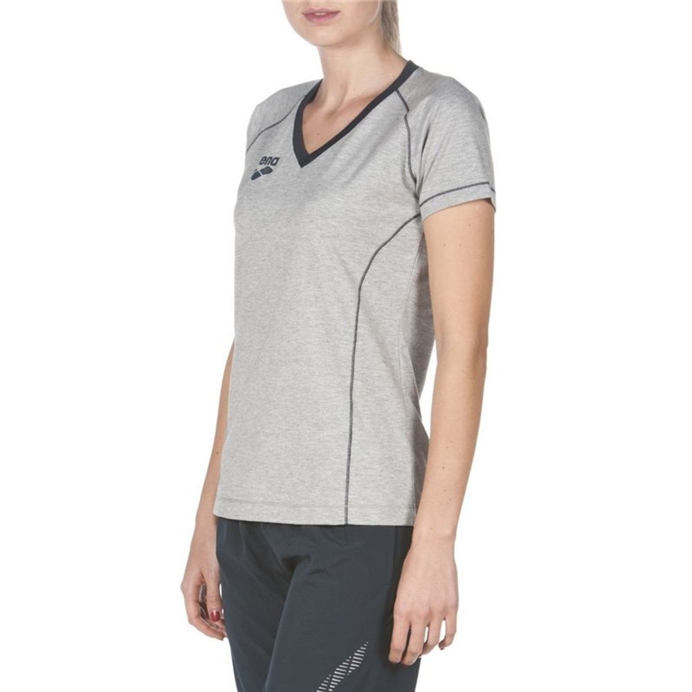 Футболка женская Arena Team Line S/S TEE (серый)