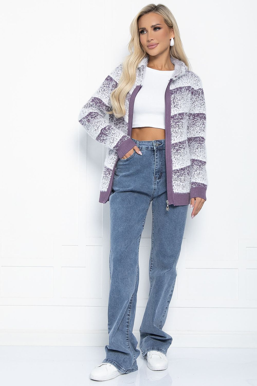 Кофта Сканди (сиреневая) Б11150 LT Collection