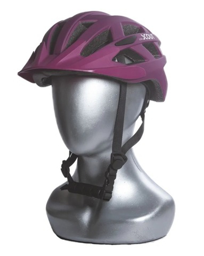 Велошлем с подсветкой UltraScout Eventum Красно-розовый матовый M