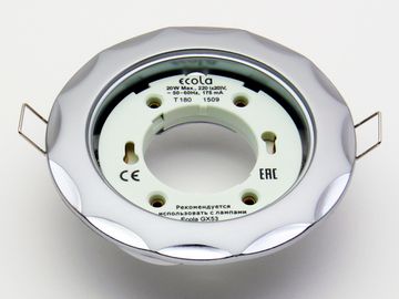 Спот Ecola GX53 220V 38*106 хром FС53H4ECB