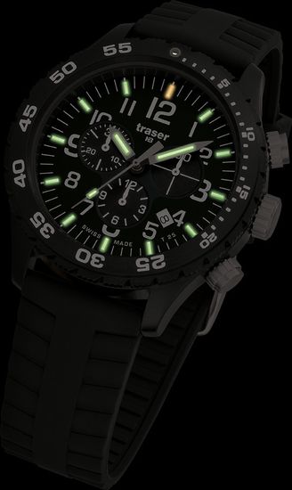 Наручные часы Traser OFFICER CHRONOGRAPH PRO 103349 (стальной браслет)