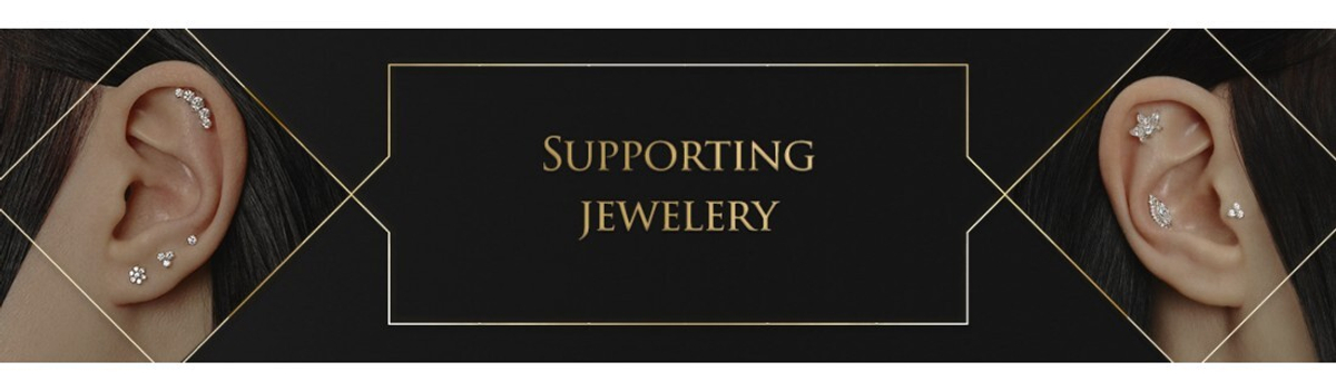 Supporting jewelry