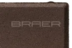 Тротуарная плитка Braer Прямоугольник, Коричневый, 40 мм