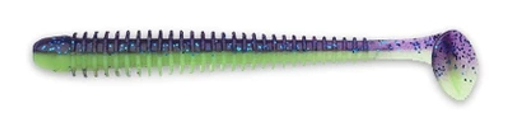 Приманка силиконовая Keitech Swing Impact 2" PAL #06 Violet Lime Belly