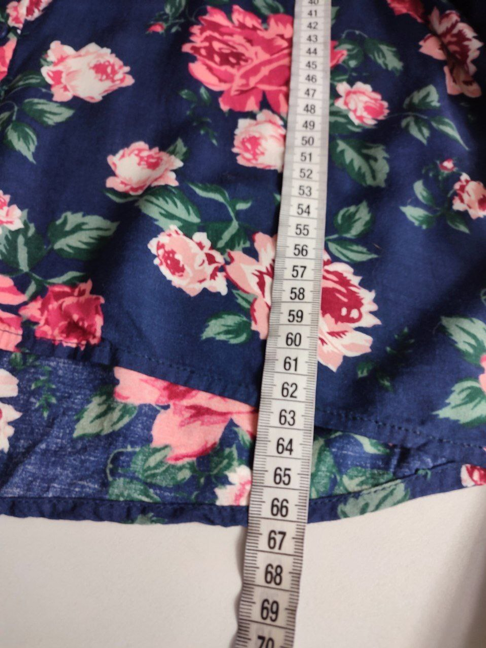 Блузка H&M из вискозы с цветами 46 размер