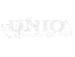 ШРУС внешний UNIO CVJ-20102