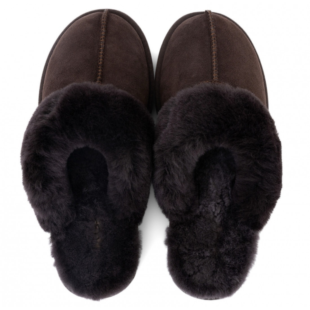 UGG Mens Slippers Scufette Chocolate