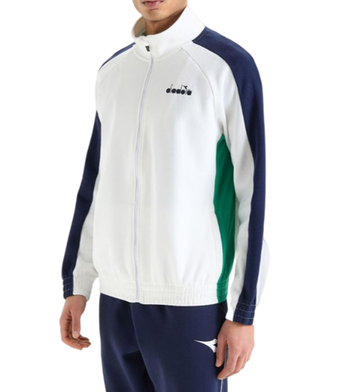 Мужская теннисная кофта Diadora FZ Jacket - белый
