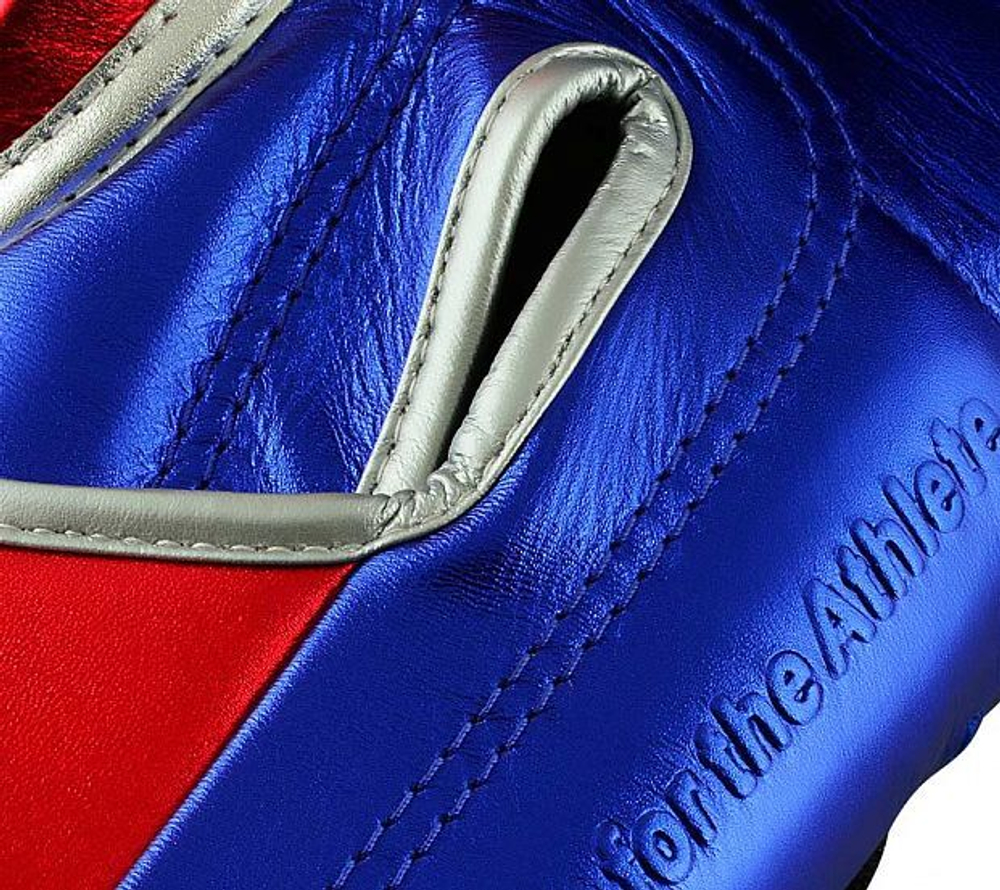 Перчатки боксерские AdiSpeed Metallic сине-красно-серебристые adiSBG501ProM