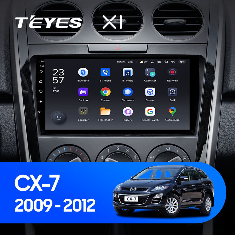 Teyes X1 9" для Mazda CX-7 2009-2012