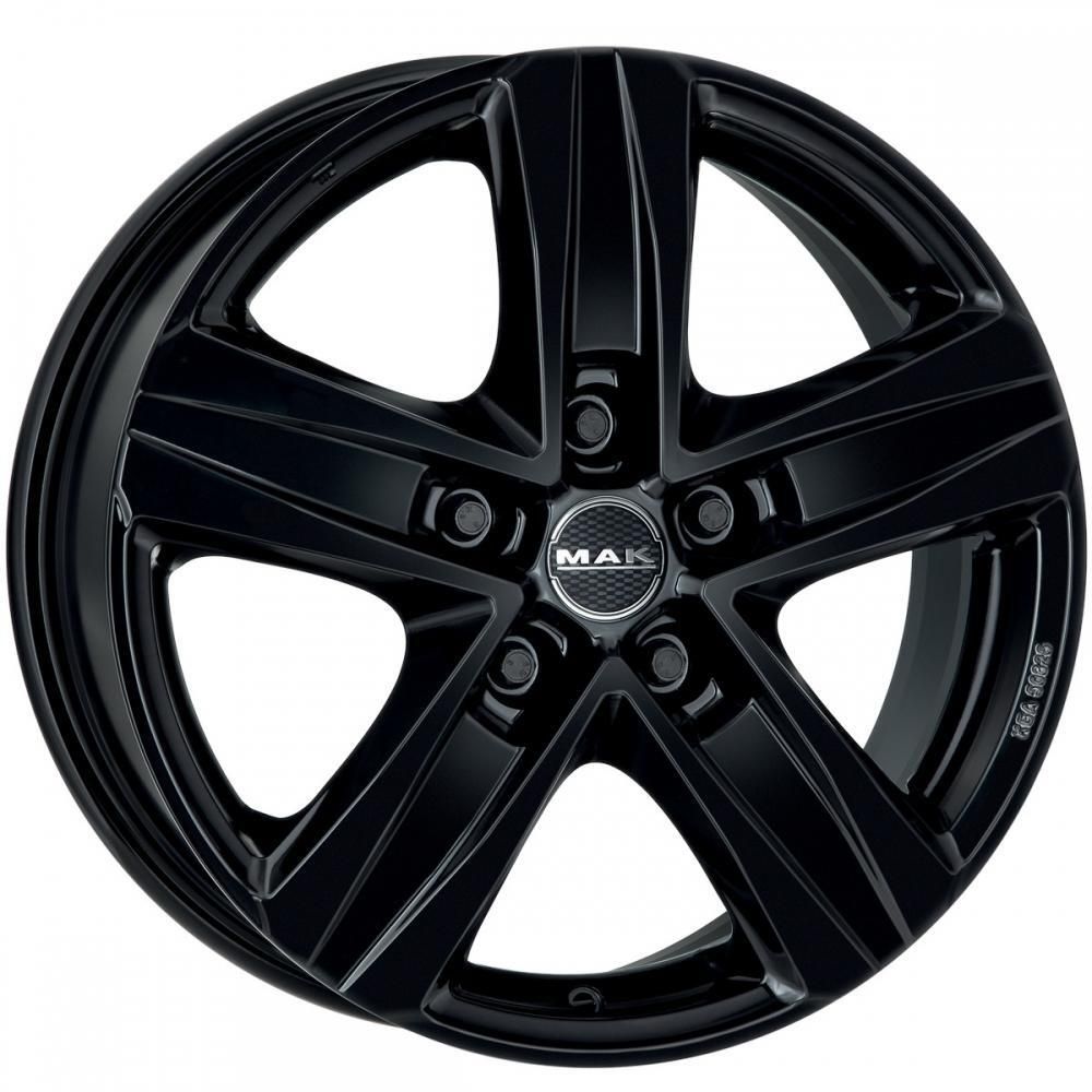 Mak Stone 5 6.5x15 5x160 ET 52 Dia 65.1 (gloss black)