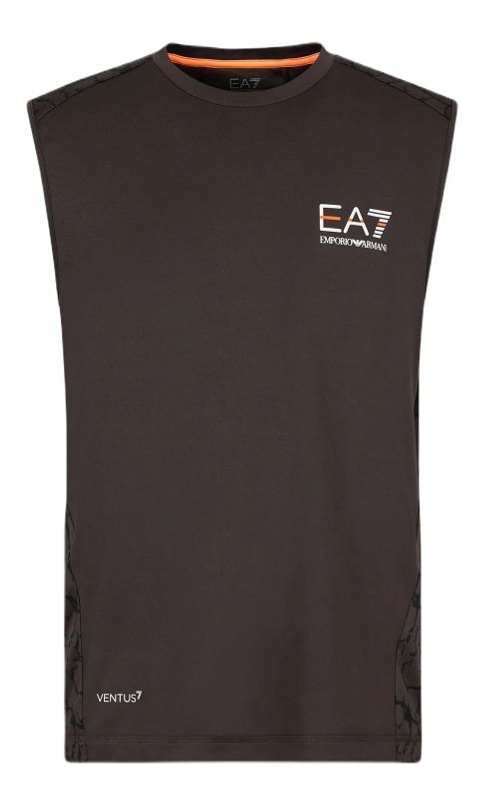 Мужская теннисная футболка EA7 Man Jersey Tank - raven