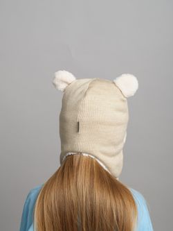 Шапка зимняя вязаная (Жемчуг) ТЕДДИ