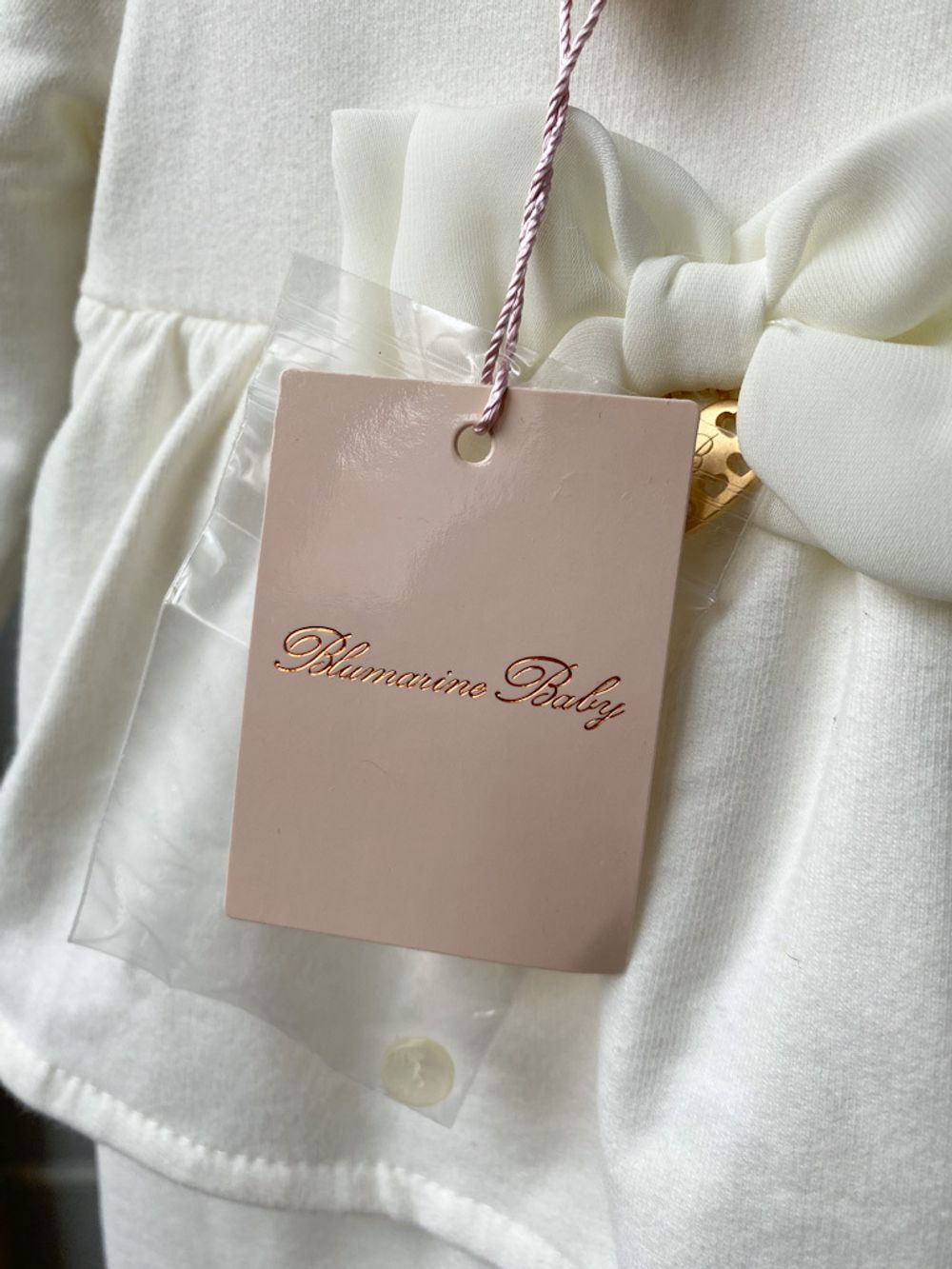 Новый хлопковый комбинезон  Blumarine Baby, 68