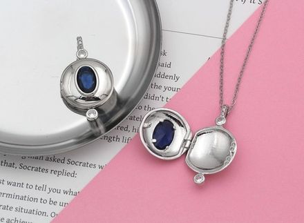 Кулон "Медальон овальный" с секретом, 34,5мм