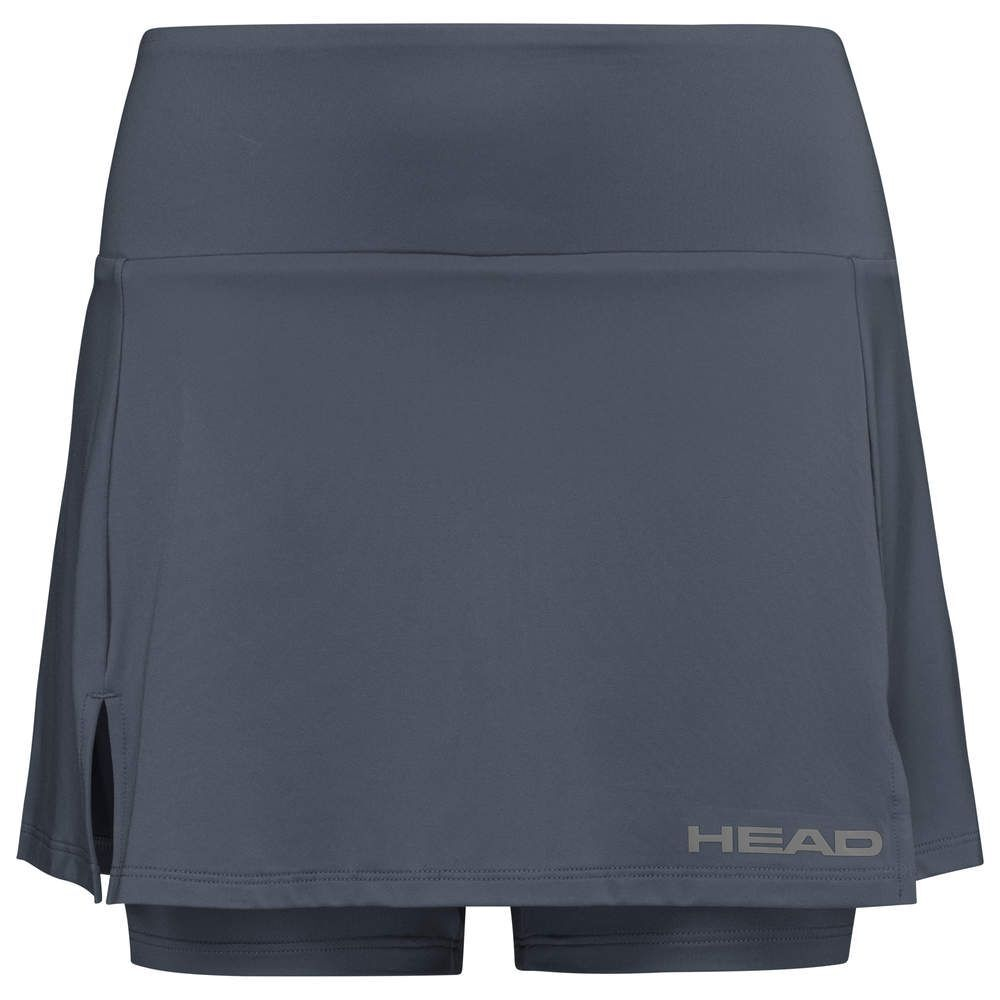 Теннисная юбка Head Club Basic Skort - серый