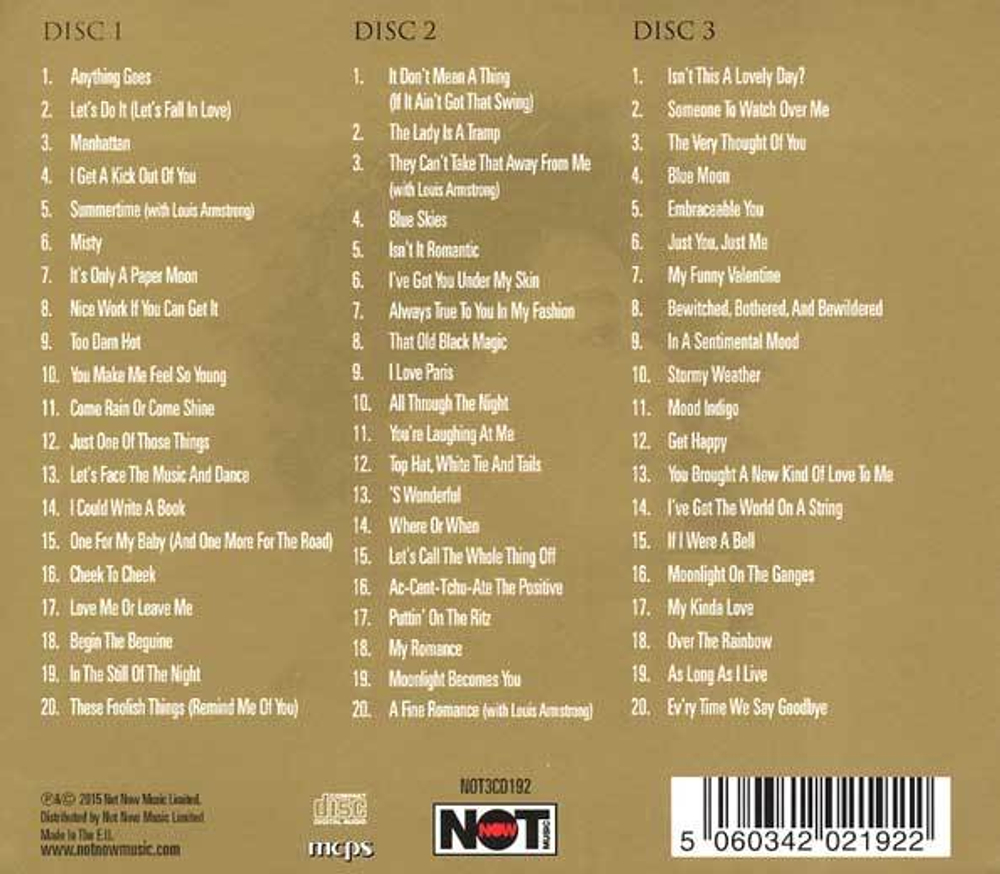 Ella Fitzgerald / Gold (3CD)