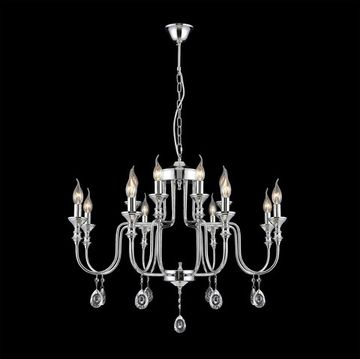 Люстра подвесная CL437221 хром Рига Citilux