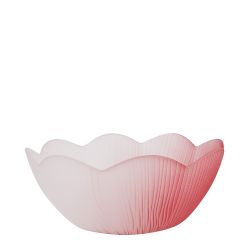 Салатник, набор 3шт. "Frost" (розовый) d=12,5/17/20 см (стекло) (транспортная упаковка)