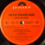 Pat Travers Band ‎– Crash And Burn (Англия 1980г.) Т
