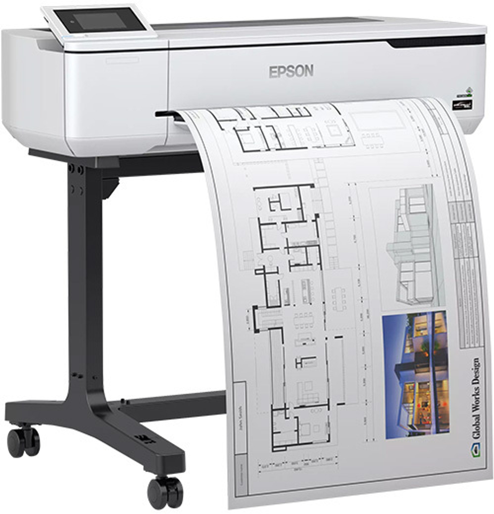 Струйный плоттер Epson SureColor SC-T3100, A1, 4цв., WiFi, цветной