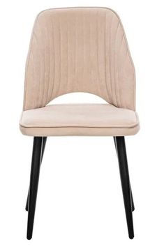 Стул Leset Арман 360 (поворотный механизм) Каркас Черный, велюр Бежевый