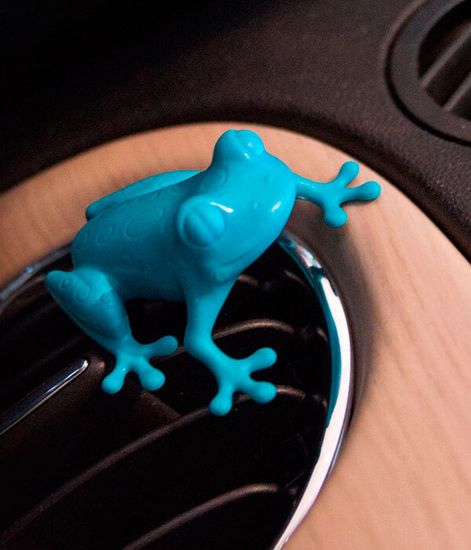 Аромадекор для автомобиля и дома FOREST FROG ЛЯГУШОНОК (цитрус и амбра) в блистере, Mr&Mrs Fragrance