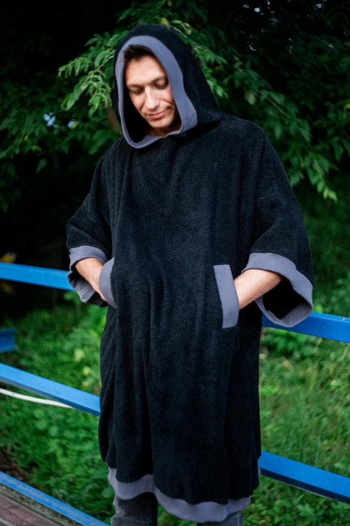 Пончо с манжетами NEW