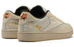 Looney Tunes x Reebok Club C 85 classic casual low-top sneakers for men and women with the same style light brown