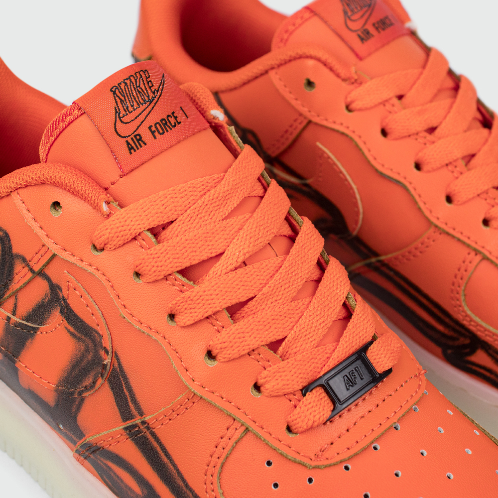 Кроссовки Nike Air Force 1 Low Skeleton Orange