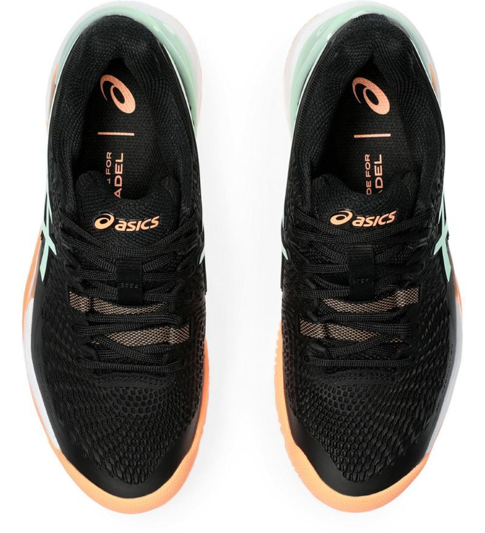 Женские кроссовки для Падел Asics Gel-Resolution 9 Padel - black/mint tint