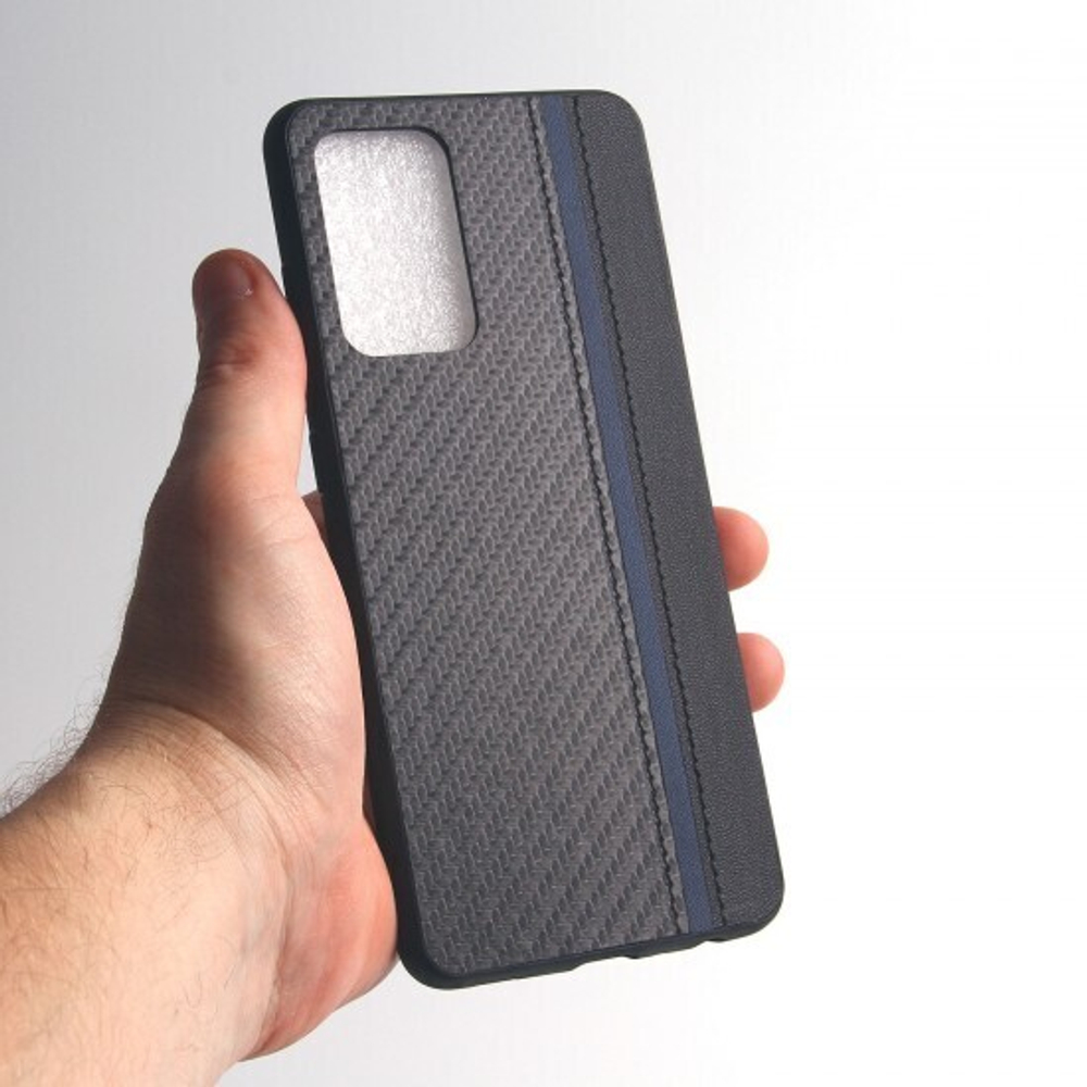 Чехол для Samsung Galaxy A52 5G, карбоновый , 012465 Салатовый