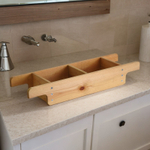 Деревянная полочка для ванны из массива сосны, поднос для ванны