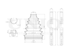 Пыльник ШРУСа (к-т) UNIO DUC-30046K