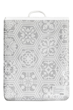 Покрывало 180x230 Garda Decor Ажур серое