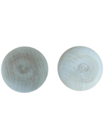 Ручка деревянная кнопка межкомнатная, для двери 60 мм