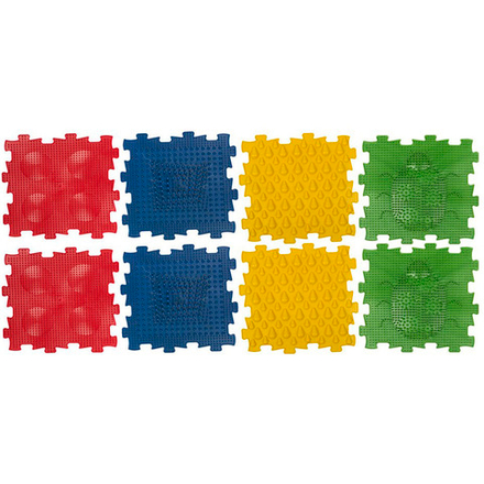 Коврик игровой массажный У681, 8 модулей 24,5*24,5*1,4см.