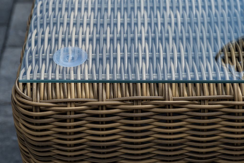 "Боно" лаунж-зона из искусственного ротанга, цвет соломенный