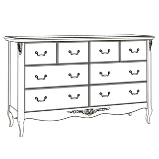 134. Комоды с ящиками