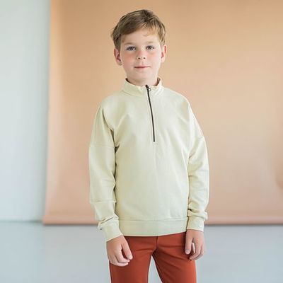 Sporty sweatshirt for teens - Safari