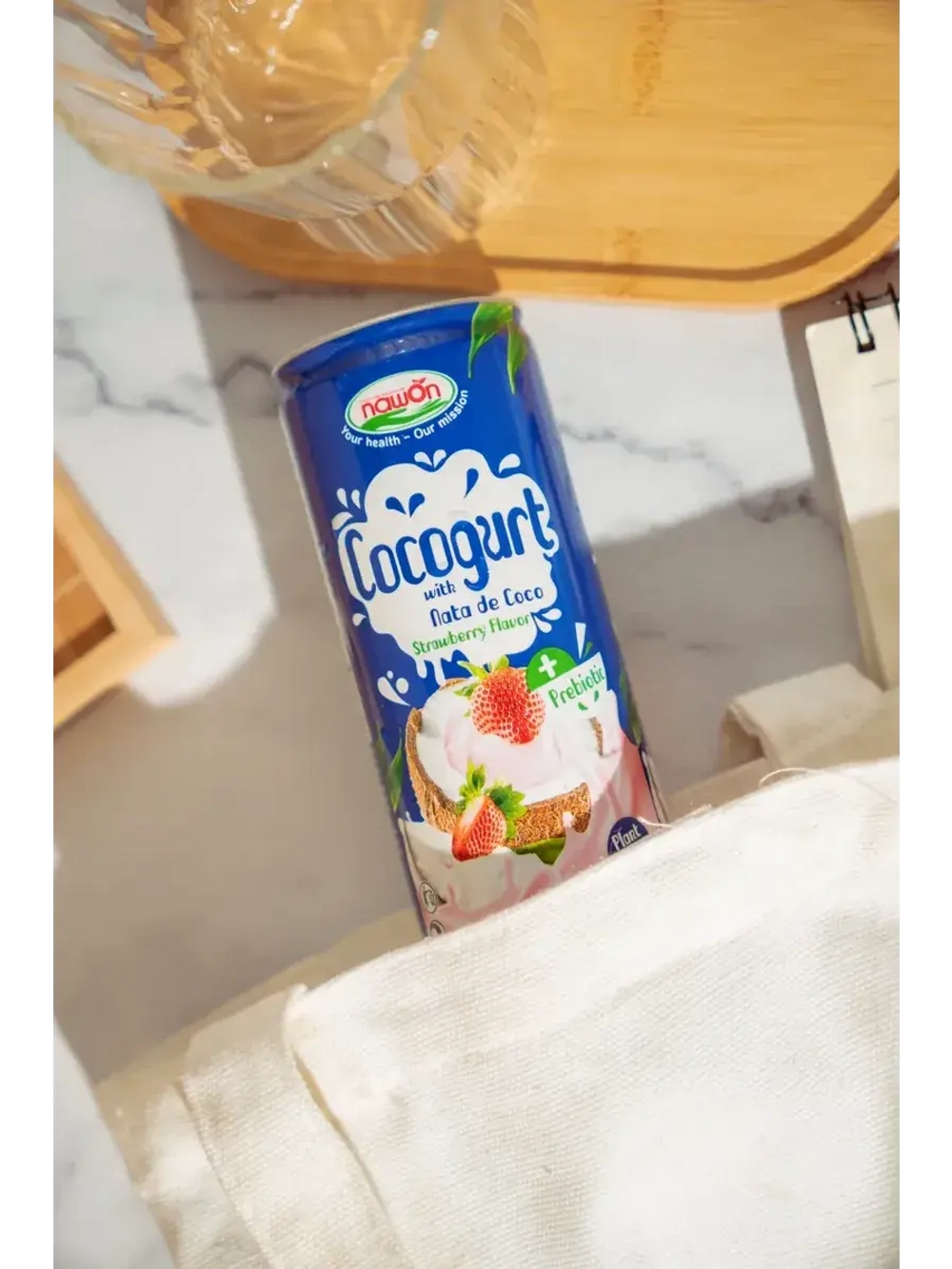 Напиток с кокосом и пребиотиком Клубника 250 мл * 6 шт