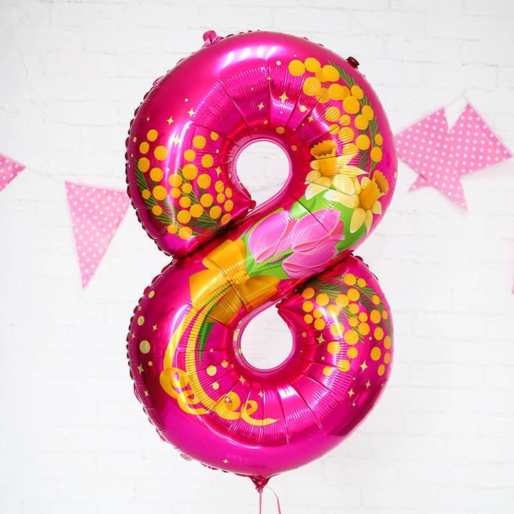 Шары к 8 марта №45