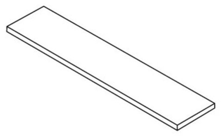 Угловая ступень FORTE DEI MARMI ROCK Ven. Black Sc.Ang. SX левая (620070002884)