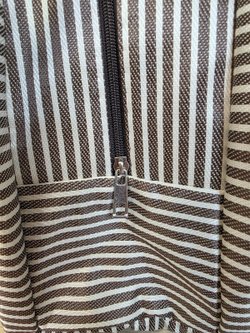 Термосумка для обеда, в коричневую полоску 0331-6