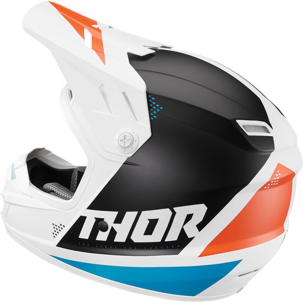 Sector Blade Helmet / Детский / Бело-бирюзовый