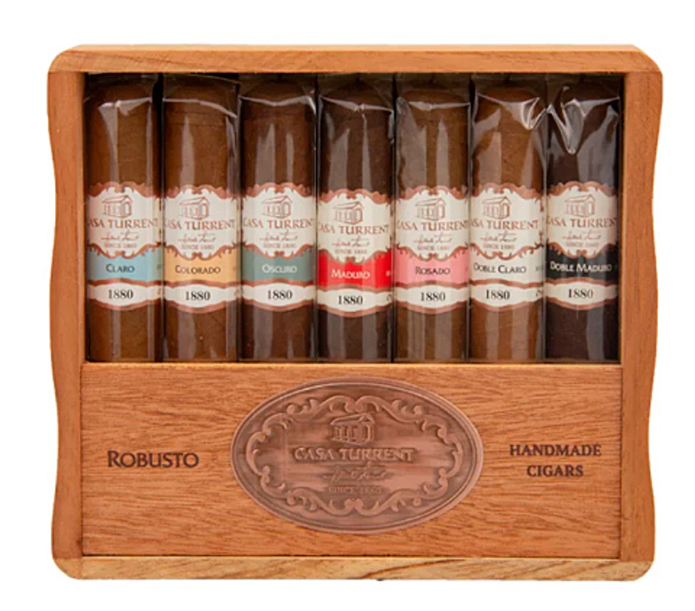 SET 7 Casa Turrent 1880 Robusto 7 cigars